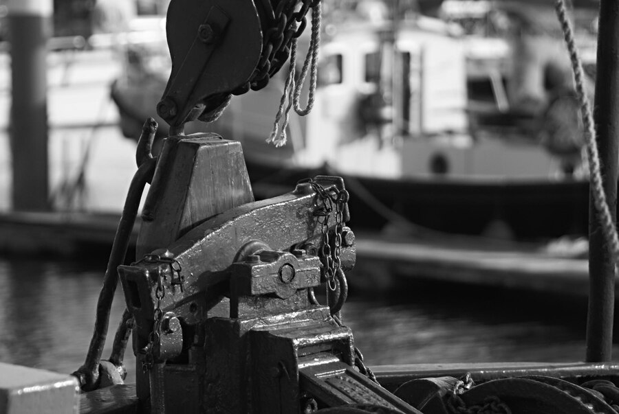 Sulzer AL 20/24 engine installed on a ship at sea